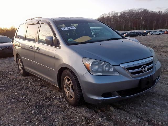 5FNRL38467B103250 - 2007 HONDA ODYSSEY EX GRAY photo 1