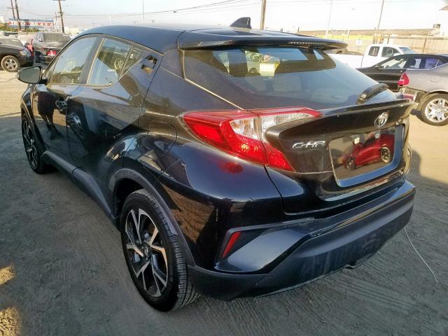 JTNKHMBX8K1013171 - 2019 TOYOTA C-HR XLE BLACK photo 3