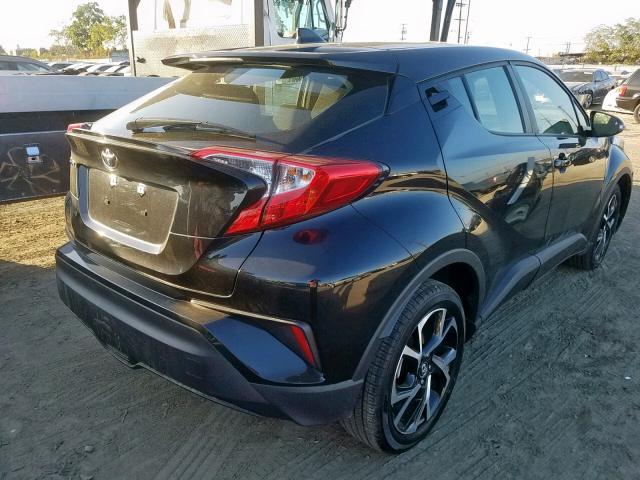 JTNKHMBX8K1013171 - 2019 TOYOTA C-HR XLE BLACK photo 4