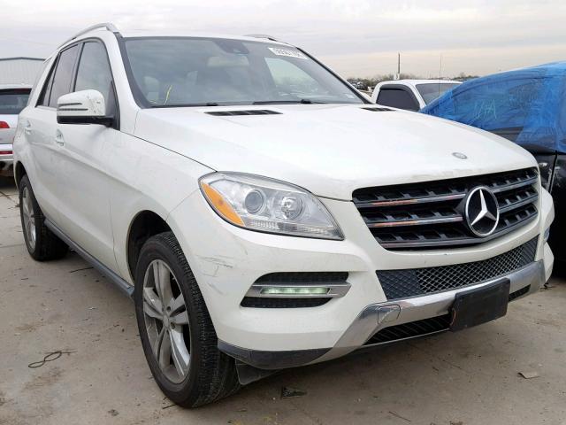 4JGDA5JB7DA229704 - 2013 MERCEDES-BENZ ML 350 WHITE photo 1