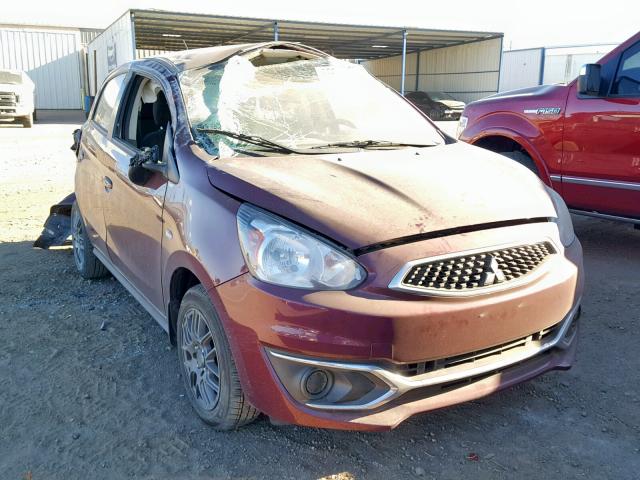 ML32A3HJXJH012506 - 2018 MITSUBISHI MIRAGE ES MAROON photo 1