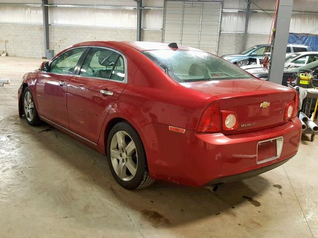 1G1ZC5E01CF255707 - 2012 CHEVROLET MALIBU 1LT RED photo 3