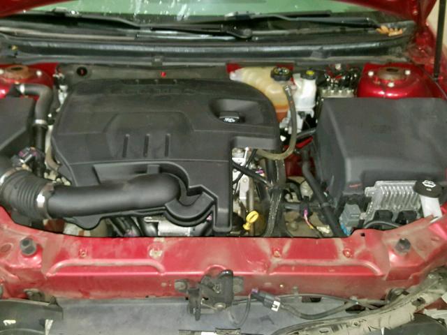 1G1ZC5E01CF255707 - 2012 CHEVROLET MALIBU 1LT RED photo 7