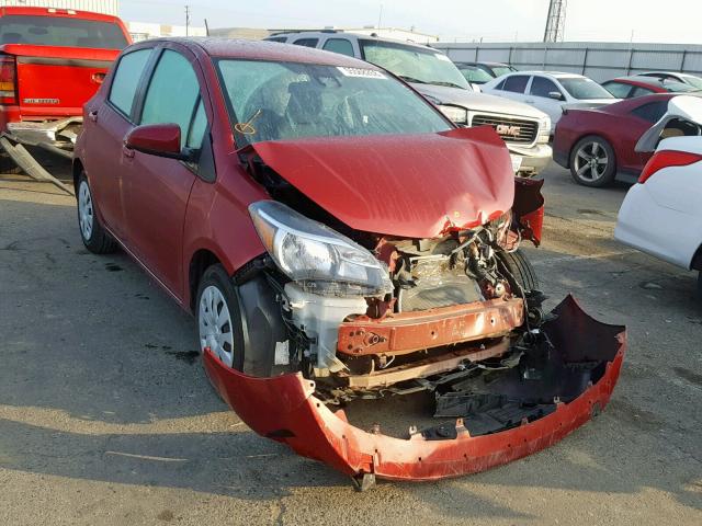 VNKKTUD34HA082582 - 2017 TOYOTA YARIS L BURGUNDY photo 1