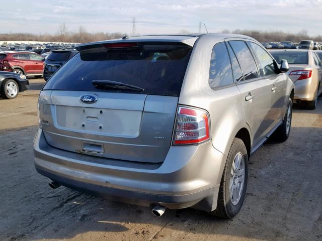 2FMDK38C88BA14164 - 2008 FORD EDGE SEL GRAY photo 4