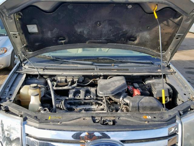 2FMDK38C88BA14164 - 2008 FORD EDGE SEL GRAY photo 7