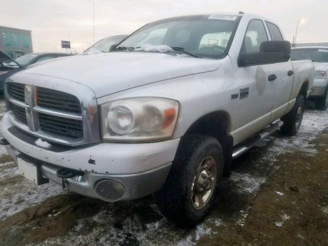 3D7KS28D27G804088 - 2007 DODGE RAM 2500 S WHITE photo 2