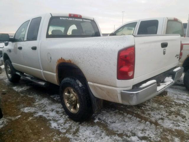 3D7KS28D27G804088 - 2007 DODGE RAM 2500 S Սպիտակ լուսանկար 3