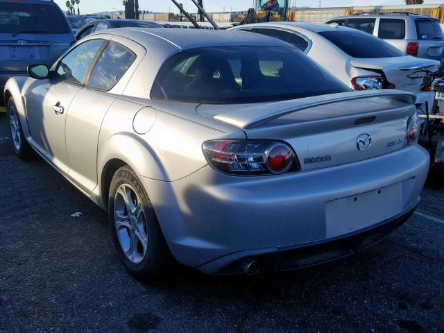 JM1FE17N250142604 - 2005 MAZDA RX8 SILVER photo 3