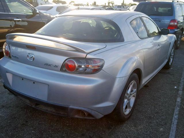 JM1FE17N250142604 - 2005 MAZDA RX8 SILVER photo 4