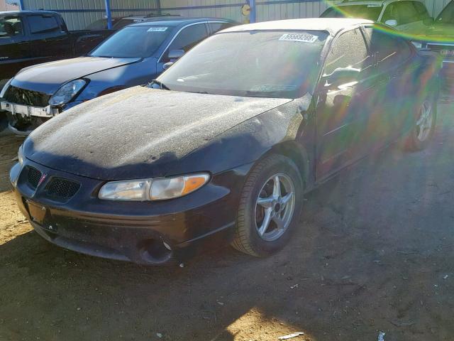 1G2WK52J22F183266 - 2002 PONTIAC GRAND PRIX BLACK photo 2