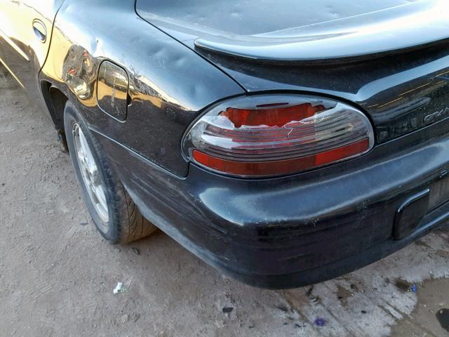 1G2WK52J22F183266 - 2002 PONTIAC GRAND PRIX BLACK photo 9