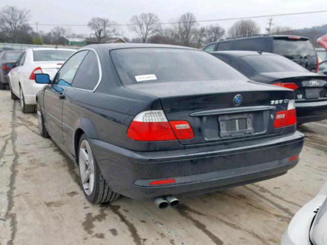 WBABV134X5JT24036 - 2005 BMW 325 CI SUL BLACK photo 3