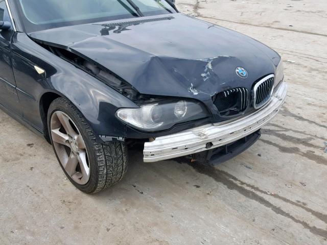 WBABV134X5JT24036 - 2005 BMW 325 CI SUL BLACK photo 9