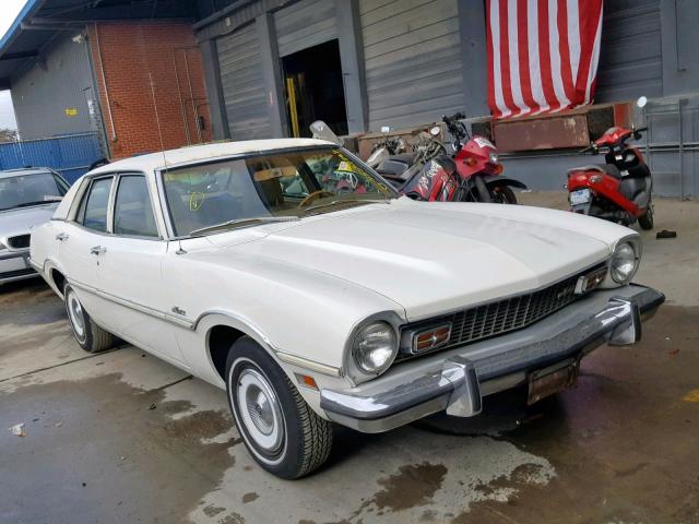 3K92F144801 - 1973 FORD MAVERICK WHITE photo 1