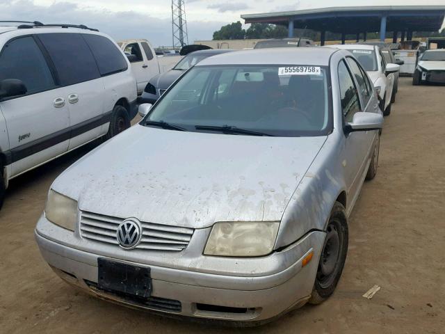 3VWRA29M3YM091809 - 2000 VOLKSWAGEN JETTA GL SILVER photo 2