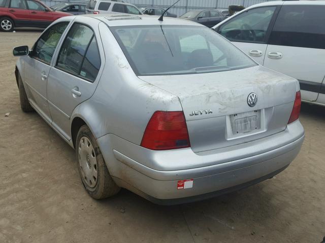 3VWRA29M3YM091809 - 2000 VOLKSWAGEN JETTA GL SILVER photo 3