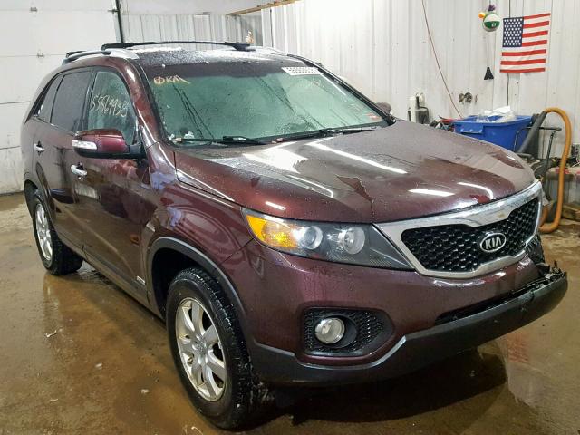 5XYKTDA68CG271705 - 2012 KIA SORENTO BA MAROON photo 1