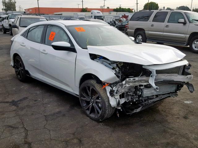 SHHFK7H4XJU406406 - 2018 HONDA CIVIC SPOR WHITE photo 1