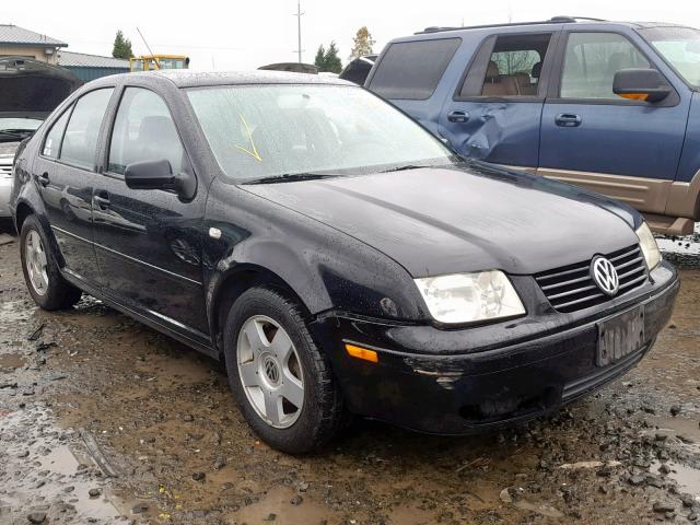 3VWSK69M21M150084 - 2001 VOLKSWAGEN JETTA GLS BLACK photo 1