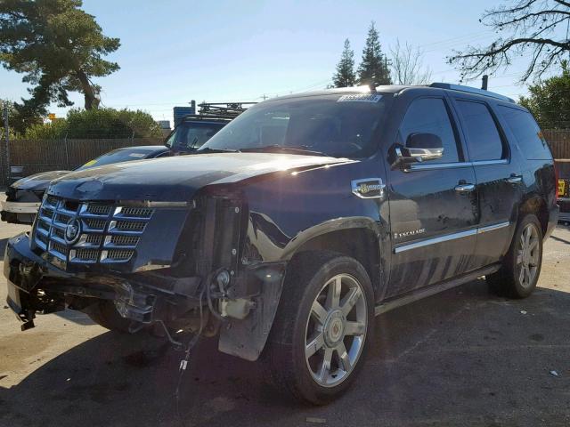 1GYFC43579R105623 - 2009 CADILLAC ESCALADE H BLACK photo 2