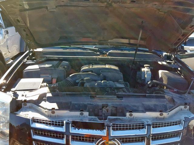 1GYFC43579R105623 - 2009 CADILLAC ESCALADE H BLACK photo 7