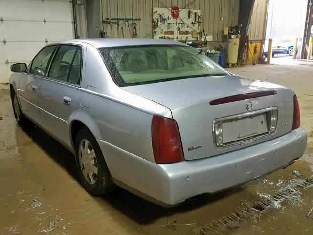 1G6KD54Y34U254913 - 2004 CADILLAC DEVILLE GRAY photo 3