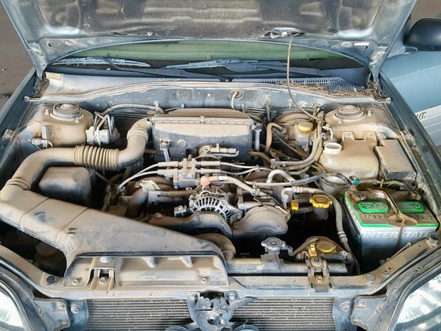 4S3BH665127611317 - 2002 SUBARU LEGACY OUT GREEN photo 7