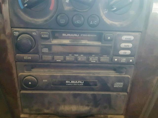 4S3BH665127611317 - 2002 SUBARU LEGACY OUT GREEN photo 9