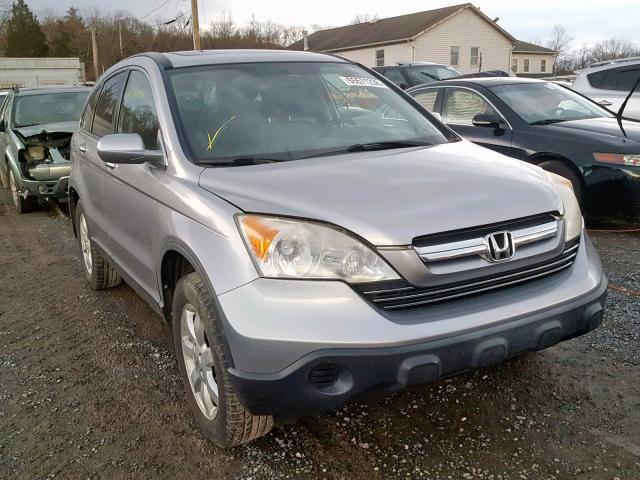 JHLRE48767C095564 - 2007 HONDA CR-V EXL SILVER photo 1