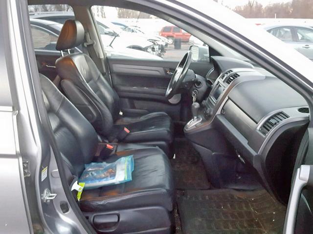 JHLRE48767C095564 - 2007 HONDA CR-V EXL SILVER photo 5