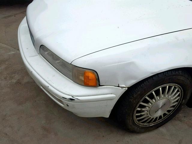 JH4KA7671MC054770 - 1991 ACURA LEGEND LS WHITE photo 9