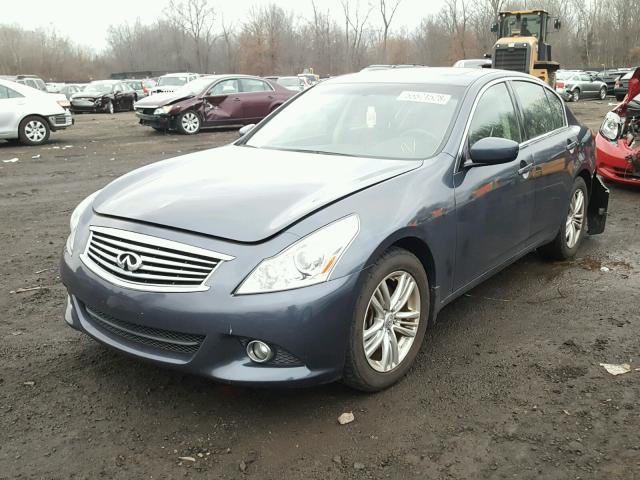 JN1CV6ARXDM759447 - 2013 INFINITI G37 GRAY photo 2