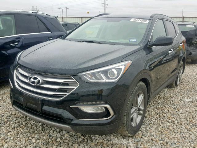 5NMZU3LB3HH013217 - 2017 HYUNDAI SANTA FE S BLACK photo 2