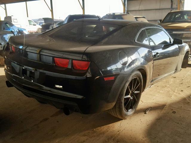 2G1FA1ED7B9165036 - 2011 CHEVROLET CAMARO LS BLACK photo 4