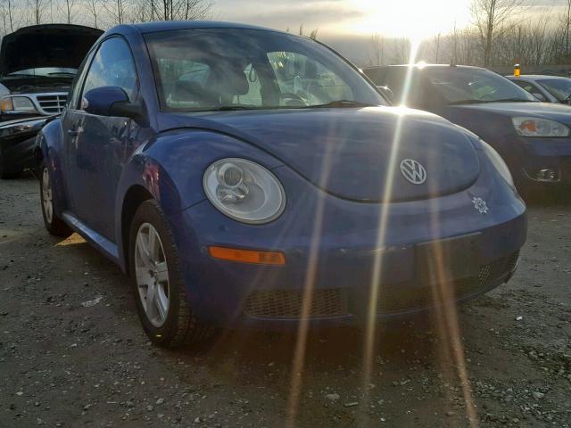 3VWPW31C47M507673 - 2007 VOLKSWAGEN NEW BEETLE BLUE photo 1