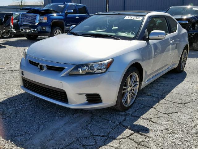JTKJF5C74D3054410 - 2013 TOYOTA SCION TC ვერცხლისფერი ფოტო 2