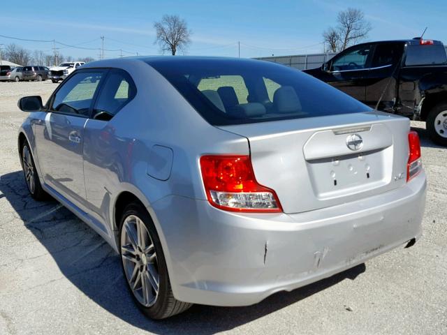 JTKJF5C74D3054410 - 2013 TOYOTA SCION TC ვერცხლისფერი ფოტო 3