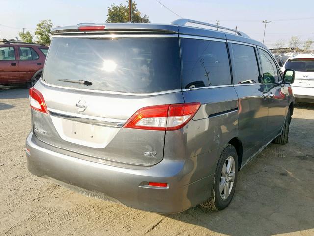 JN8AE2KP2H9169976 - 2017 NISSAN QUEST S GRAY photo 4