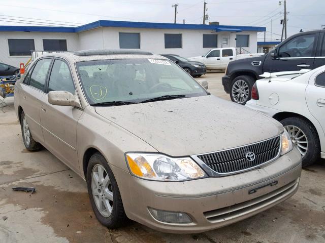 4T1BF28B6YU021783 - 2000 TOYOTA AVALON XL BROWN photo 1