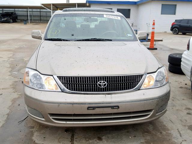 4T1BF28B6YU021783 - 2000 TOYOTA AVALON XL BROWN photo 9