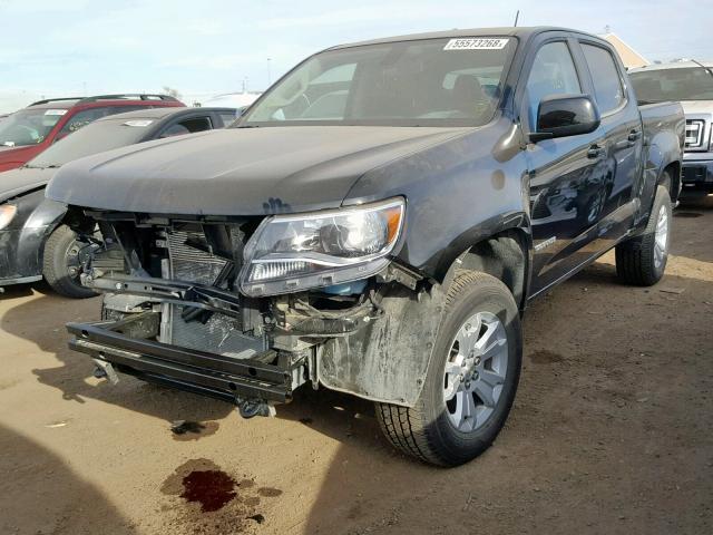 1GCGTCEN1K1105297 - 2019 CHEVROLET COLORADO L BLACK photo 2