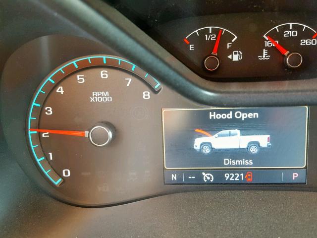 1GCGTCEN1K1105297 - 2019 CHEVROLET COLORADO L BLACK photo 8