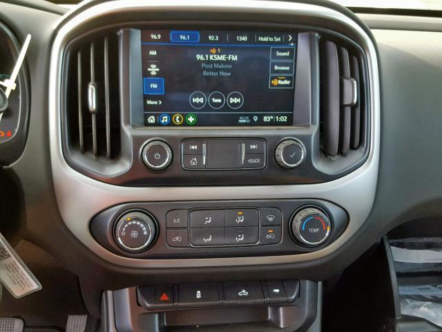 1GCGTCEN1K1105297 - 2019 CHEVROLET COLORADO L BLACK photo 9