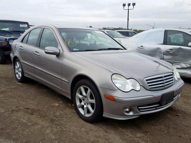 WDBRF92H87F920820 - 2007 MERCEDES-BENZ C 280 4MAT GRAY photo 1