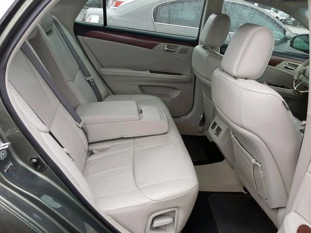 4T1BK3DB5BU380458 - 2011 TOYOTA AVALON BAS Сұр фото 6