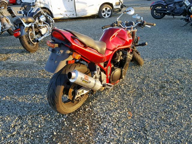 JS1GV75A2V2102139 - 1997 SUZUKI GSF1200 SA RED photo 4