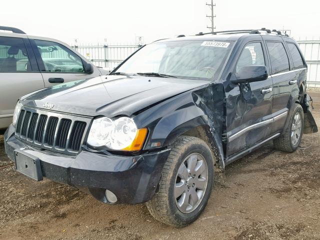 1J8HR68208C192024 - 2008 JEEP GRAND CHER BLACK photo 2