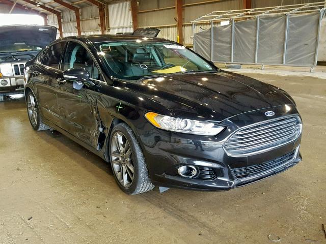 3FA6P0K98ER240928 - 2014 FORD FUSION TIT BLACK photo 1