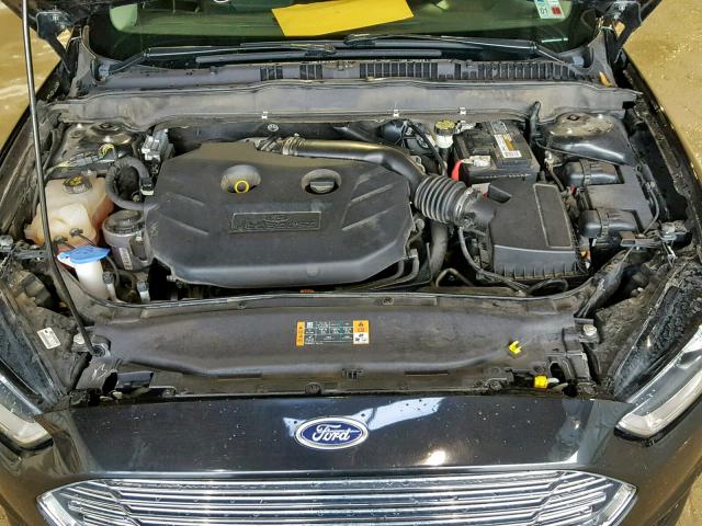 3FA6P0K98ER240928 - 2014 FORD FUSION TIT BLACK photo 7